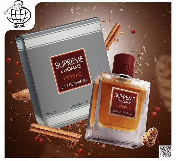 Fragrance World - Supreme Lhomme Extreme 100ML EDP ( alt. Of lhomme ideal extreme de guerlain)
